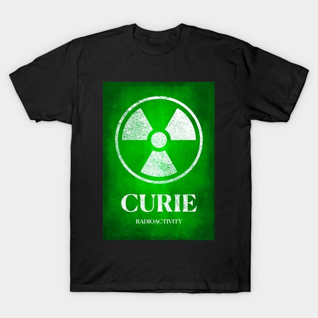 Marie Curie Radioactive Women in Science Poster T-Shirt by labstud